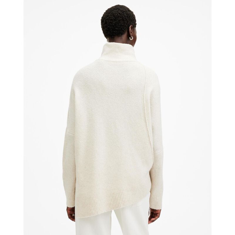 AllSaints Lock Roll Neck Relaxed Fit Jumper image number 1